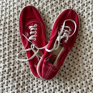 RED VANS US 5.5 size
